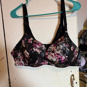 Floral print 42c bra
